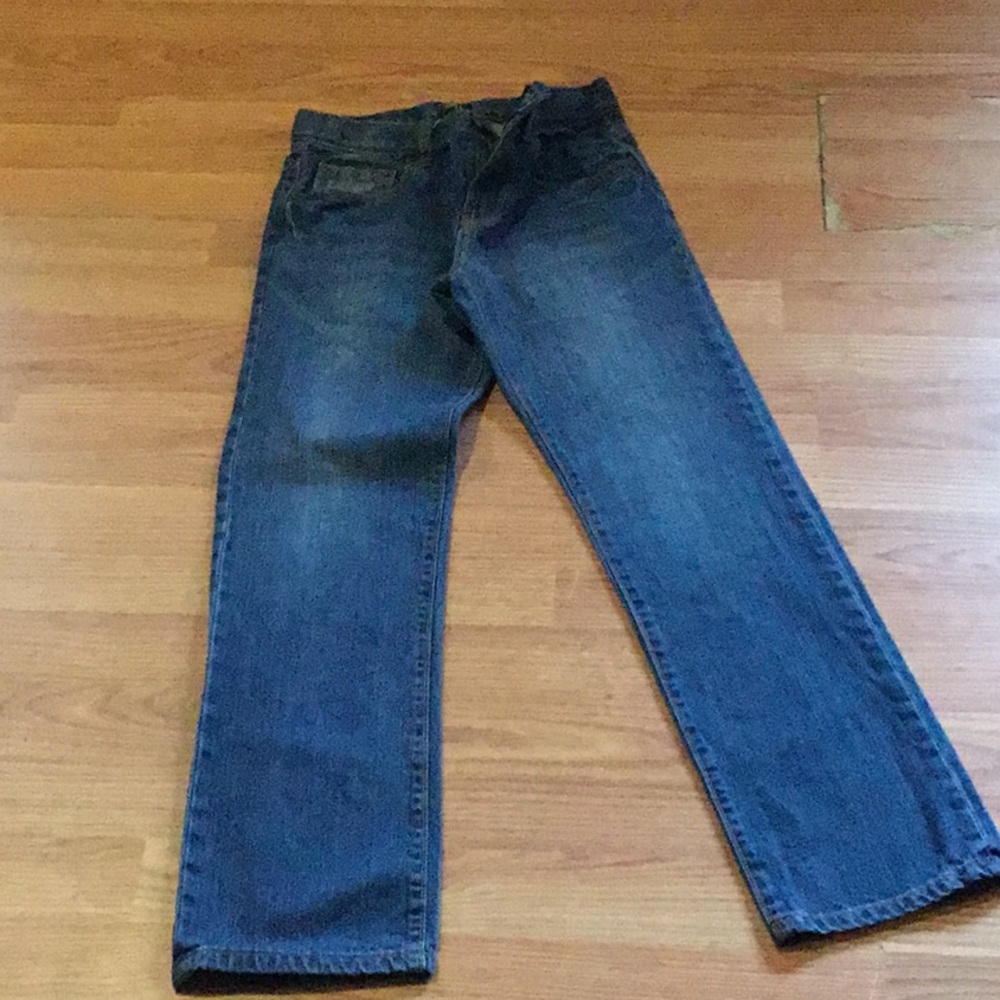 Boys sz 12. Slim straight fit. Adjustable waist
